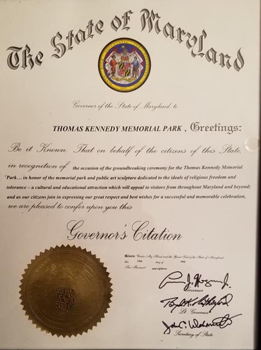Governor Citation
